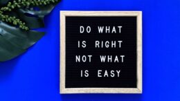 Do what is right